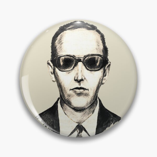 Artikelvorschau, DB Cooper Fahndungsfoto-Skizze entworfen und verkauft von Alema Art.