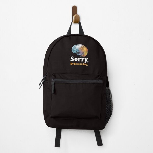 Item preview, Sorry, my brain is busy - orange designed and sold by Endless Projects.