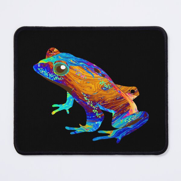 Item preview, Colourful Neon Tie Dye Frog designed and sold by Cuddleblossom.