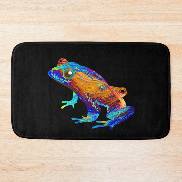 Item preview, Colourful Neon Tie Dye Frog designed and sold by Cuddleblossom.