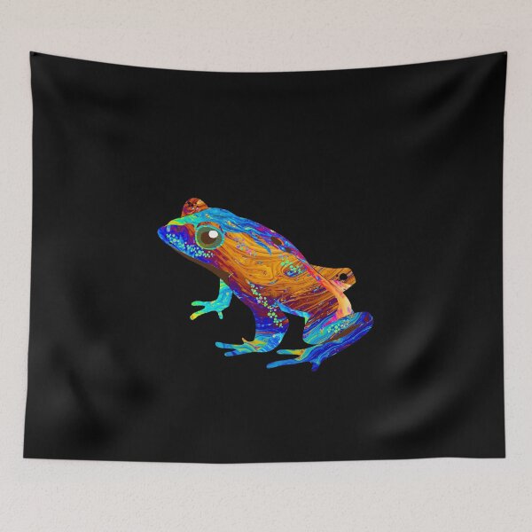 Item preview, Colourful Neon Tie Dye Frog designed and sold by Cuddleblossom.