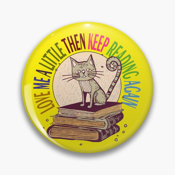 Item preview, Lazy Cat Illustration - Sleeping on Books with 'LOVE ME A LITTLE THEN KEEP READING AGAIN designed and sold by ironpalette.