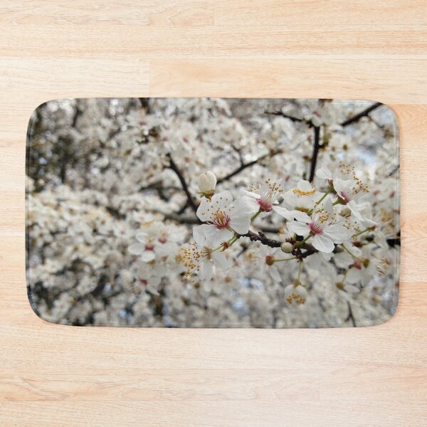 Item preview, Close up of Cherry plum with white blossoms 3 original artwork designed and sold by paragonDesign28.