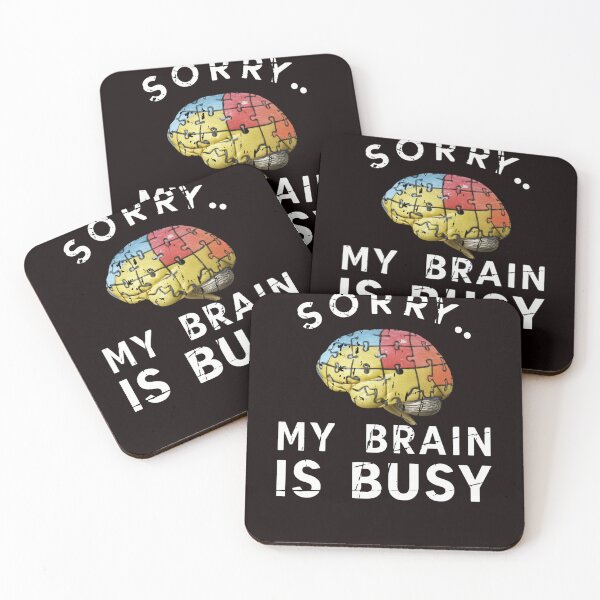 Item preview, Sorry, my brain is busy - retro designed and sold by Endless Projects.