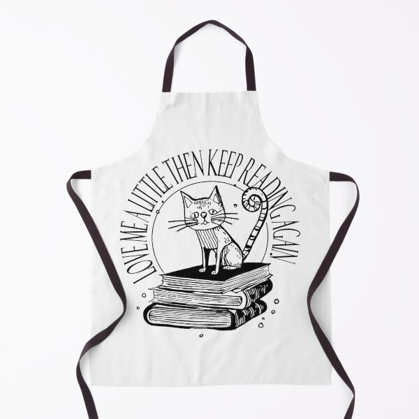Item preview, Lazy Cat Illustration - Sleeping on Books with 'LOVE ME A LITTLE THEN KEEP READING AGAIN designed and sold by ironpalette.