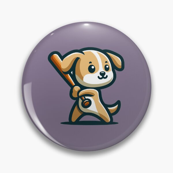 Item preview, Cute & Kawaii Dog Baseball Modern Cartoon designed and sold by Daqomm.