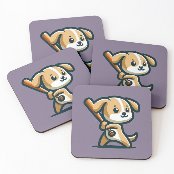Item preview, Cute & Kawaii Dog Baseball Modern Cartoon designed and sold by Daqomm.