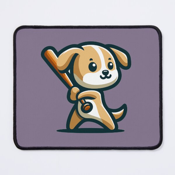 Item preview, Cute & Kawaii Dog Baseball Modern Cartoon designed and sold by Daqomm.