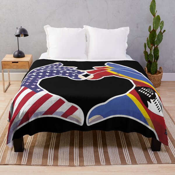 Item preview, Eswatini Liswati USA United States American America Love Heart Peace designed and sold by FlagX.