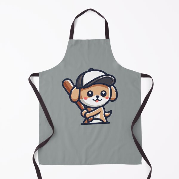 Item preview, Lindo perro de dibujos animados de béisbol con gorra de béisbol designed and sold by Daqomm.