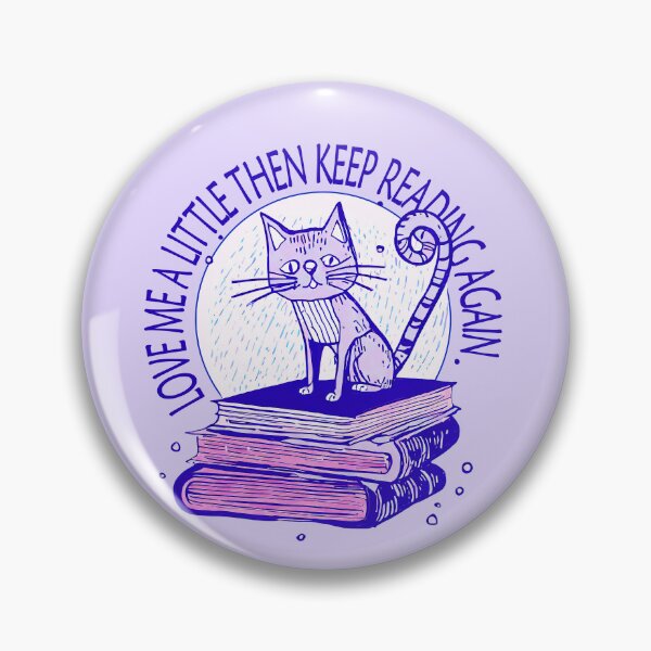 Item preview, Lazy Cat Illustration - Sleeping on Books with 'LOVE ME A LITTLE THEN KEEP READING AGAIN designed and sold by ironpalette.