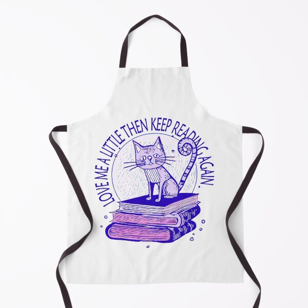 Item preview, Lazy Cat Illustration - Sleeping on Books with 'LOVE ME A LITTLE THEN KEEP READING AGAIN designed and sold by ironpalette.