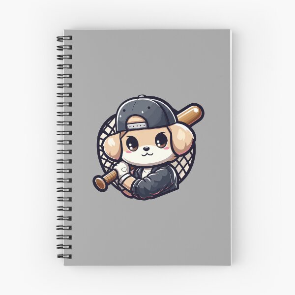 Item preview, Kawaii Anime Dog Baseball Cartoon With Baseball Bat designed and sold by Daqomm.