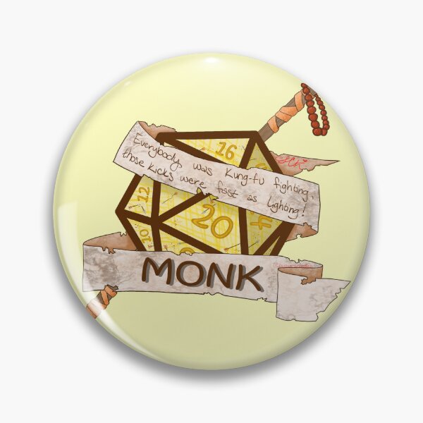 Item preview, Monk designed and sold by eeyowensdoodles.