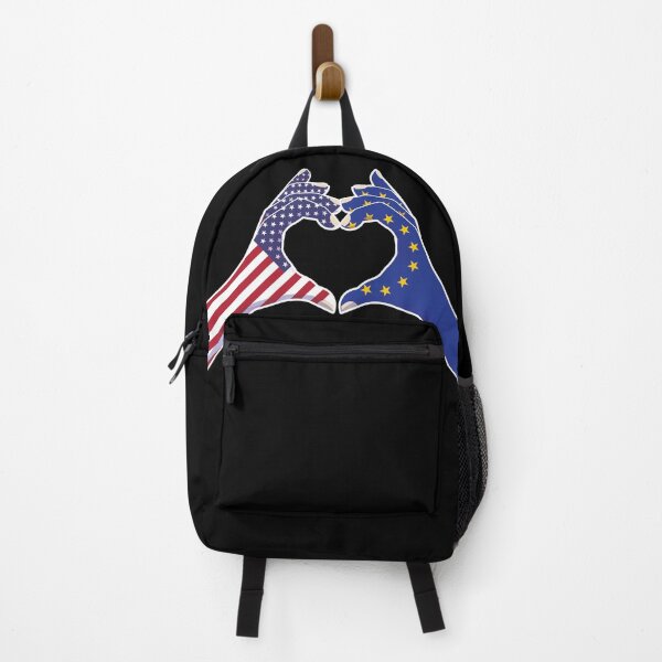 Item preview, European Union EU Europe USA United States American America Love Heart Peace designed and sold by FlagX.