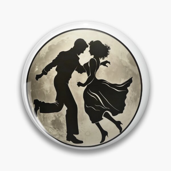 Item preview, Lindy Hop Moon Design designed and sold by LovelyHappyGift.