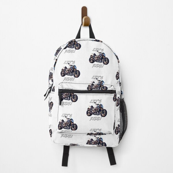 Item preview, SPORT MOTORCYCLE LET'S RIDE designed and sold by AmazingBackDrop.