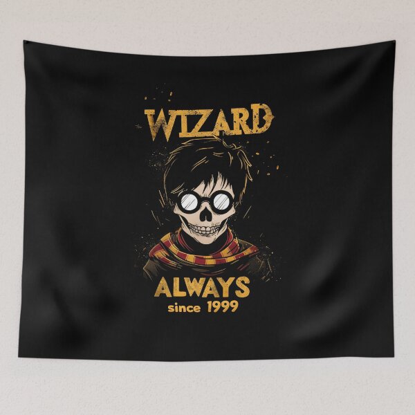 Item preview, Wizard Always - Since 1999 - Skull - Fantasy designed and sold by Fenay Designs.