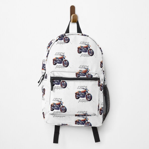 Item preview, STREET MOTORCYCLE LET'S RIDE designed and sold by AmazingBackDrop.