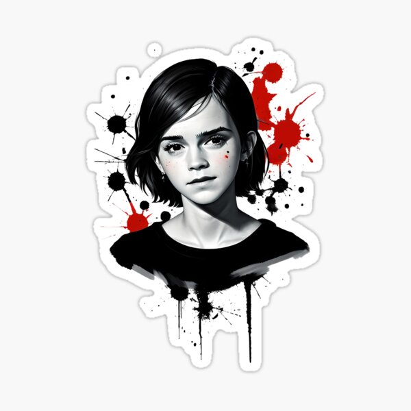 Artikel-Vorschau von Emma Watson Splatter-Kunst, designt und verkauft von madnessxd.