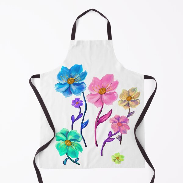 Item preview, Whimsical Botanical Garden Art: multi color Hand-Drawn Flower Designs & Gifts designed and sold by Artonmytee.