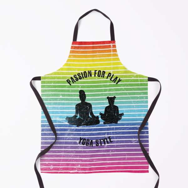 Item preview, Black silhouettes of two sitting girls practicing yoga designed and sold by HarridanCreates.