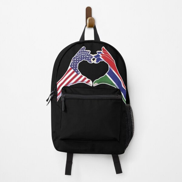Item preview, Gambia Gambian USA United States American America Love Heart Peace designed and sold by FlagX.