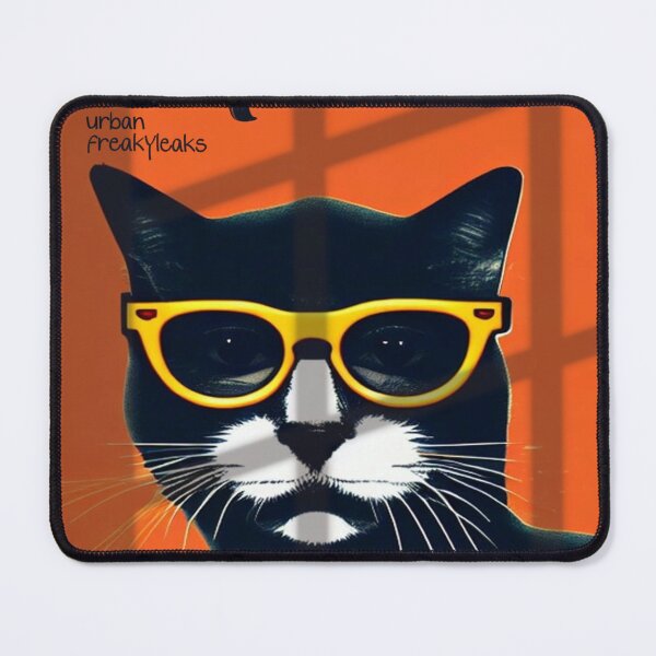 Item preview, CAT WITH SUNGLASSES designed and sold by inarausch2023.