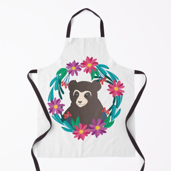 Item preview, Copy of Spectacled bear in a wreath of flowers 2 designed and sold by OriKone.