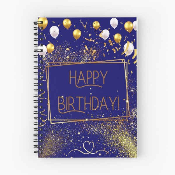 Item preview, Gold and Blue Birthday designed and sold by AmazingAmanda42.