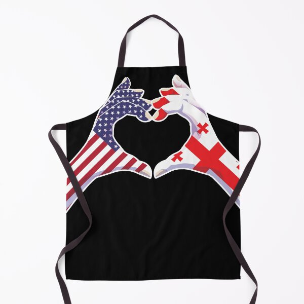 Item preview, Georgia Georgian USA United States American America Love Heart Peace designed and sold by FlagX.