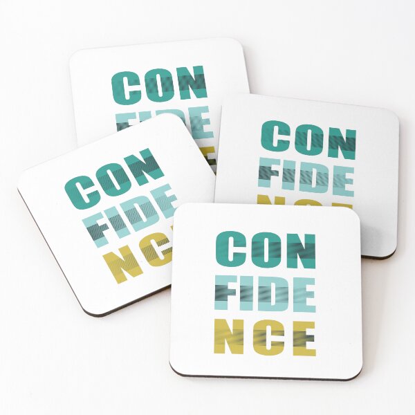Item preview, Confidence letter bold font line style designed and sold by kiloorartclub.
