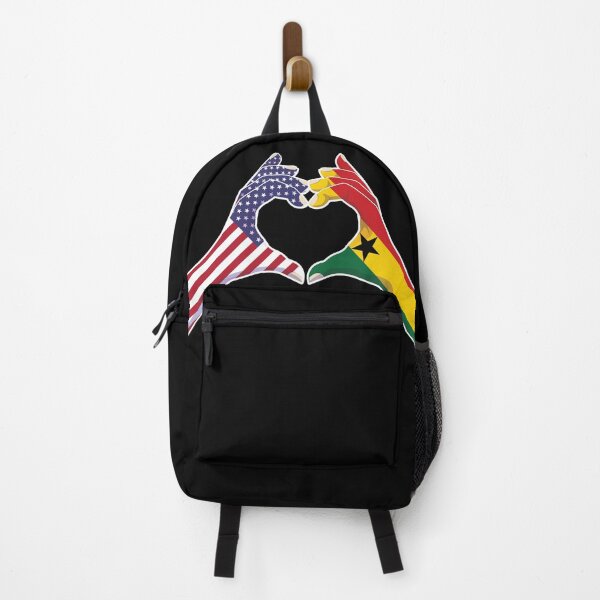 Item preview, Ghana Ghanaian USA United States American America Love Heart Peace designed and sold by FlagX.