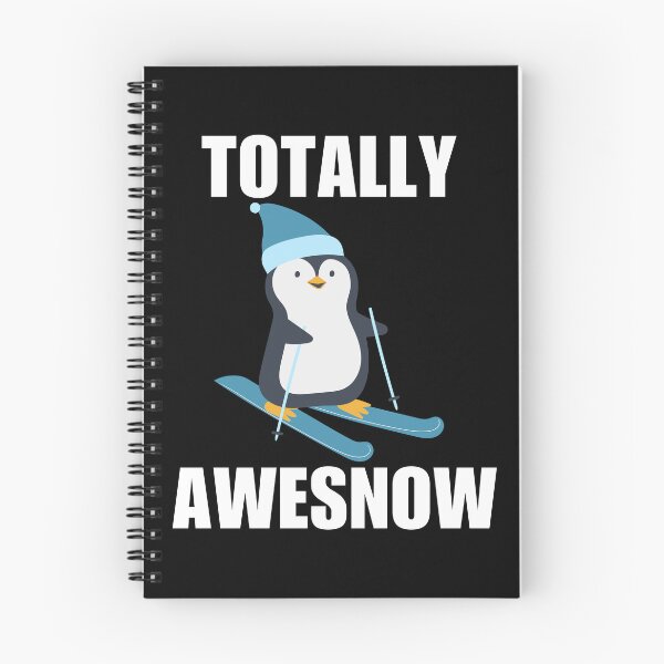 Item preview, Totally awesnow, funny skiing quotes or sayings, awesome skier joke designed and sold by NBSStore.