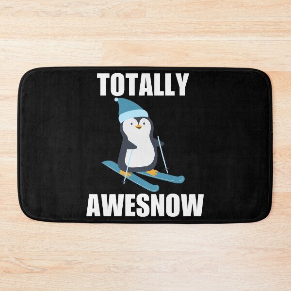 Item preview, Totally awesnow, funny skiing quotes or sayings, awesome skier joke designed and sold by NBSStore.
