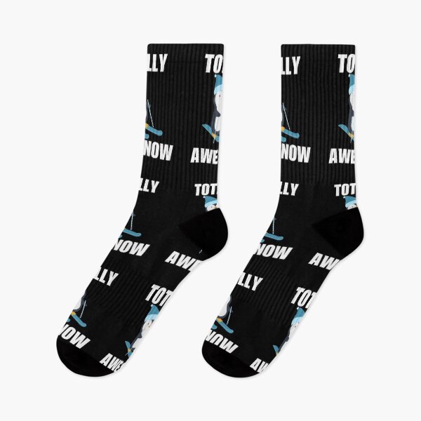 Item preview, Totally awesnow, funny skiing quotes or sayings, awesome skier joke designed and sold by NBSStore.