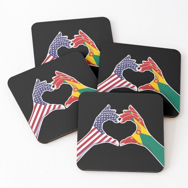 Item preview, Grenada Grenadian USA United States American America Love Heart Peace designed and sold by FlagX.