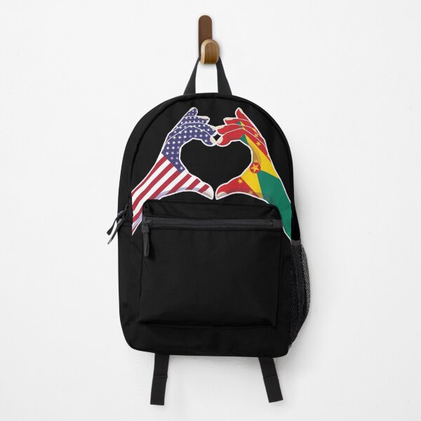 Item preview, Grenada Grenadian USA United States American America Love Heart Peace designed and sold by FlagX.