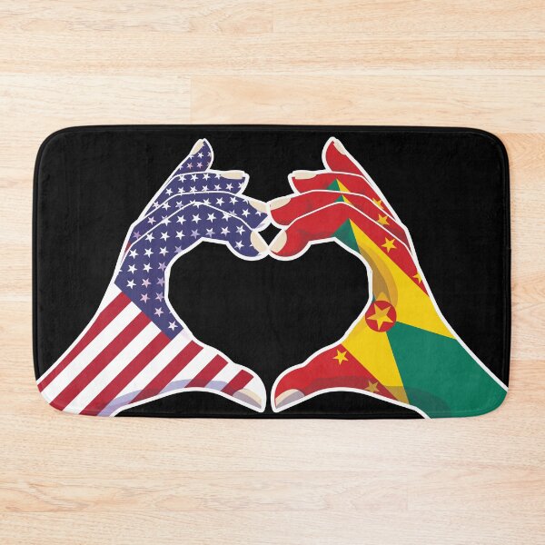 Item preview, Grenada Grenadian USA United States American America Love Heart Peace designed and sold by FlagX.