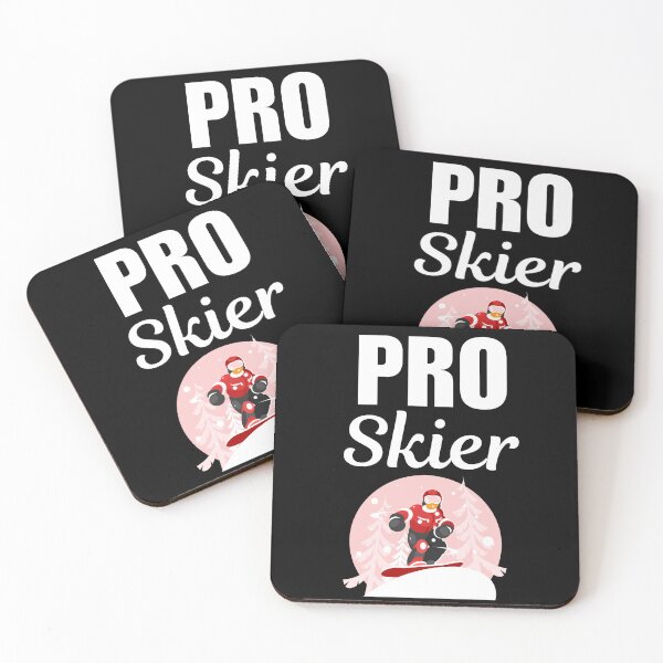 Item preview, Pro skier, winter skiing sport adventure quotes or sayings for mom or dad designed and sold by NBSStore.