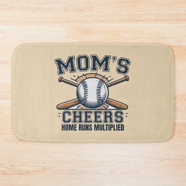 Item preview, Mom's Cheers, Home Runs Multiplied - Baseball Quote designed and sold by Daqomm.