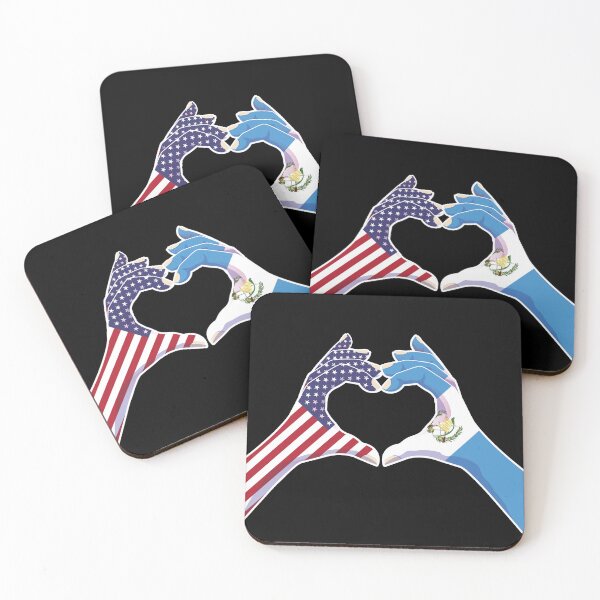 Item preview, Guatemala Guatemalan USA United States American America Love Heart Peace designed and sold by FlagX.