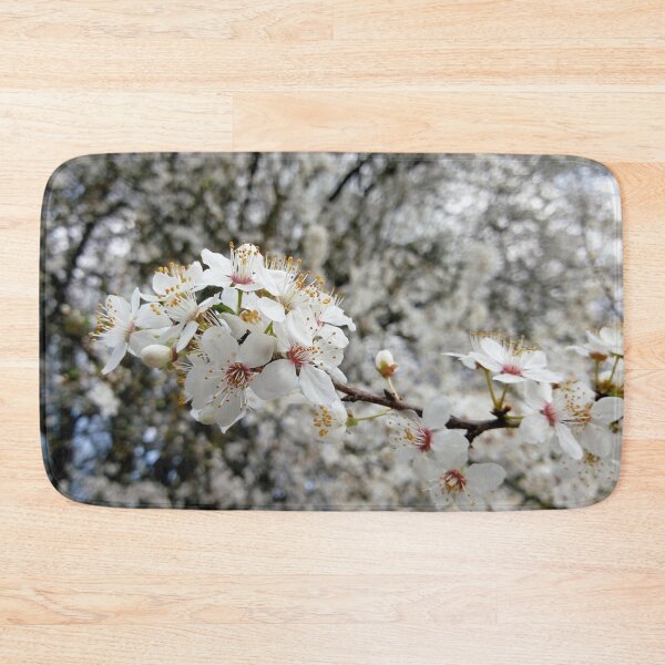 Item preview, Close up of Cherry plum with white blossoms 4 original artwork designed and sold by paragonDesign28.