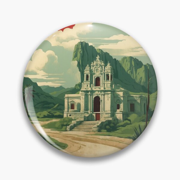 Item preview, Mier Tamaulipas Mexico Magic Town Vintage Travel Tourism Poster  designed and sold by TravelersGems.