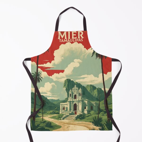 Item preview, Mier Tamaulipas Mexico Magic Town Vintage Travel Tourism Poster designed and sold by TravelersGems.