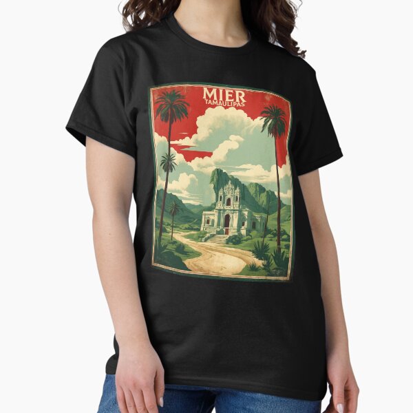 Item preview, Mier Tamaulipas Mexico Magic Town Vintage Travel Tourism Poster  designed and sold by TravelersGems.
