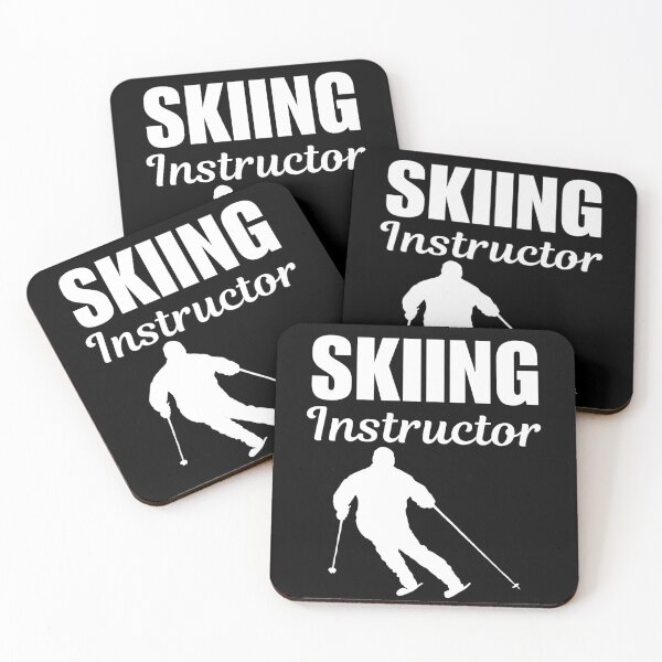 Item preview, Skiing instructor, ski winter sport coach or enthusiast sayings for holiday season designed and sold by NBSStore.