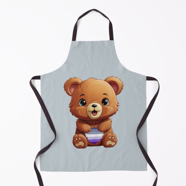 Item preview, Cute Butch Pride Flag Bear, Subtle Kawaii Butch Bear Design designed and sold by Travelslightly.
