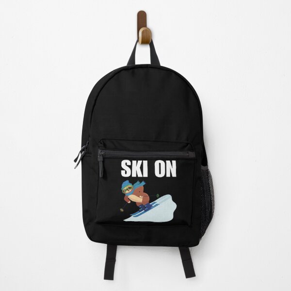 Item preview, Ski on, funny and awesome winter skiing sport quotes or sayings for people who like skiing designed and sold by NBSStore.