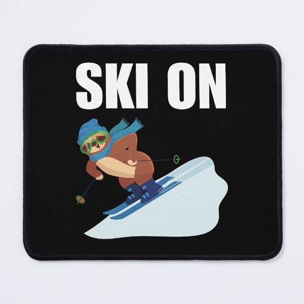 Item preview, Ski on, funny and awesome winter skiing sport quotes or sayings for people who like skiing designed and sold by NBSStore.